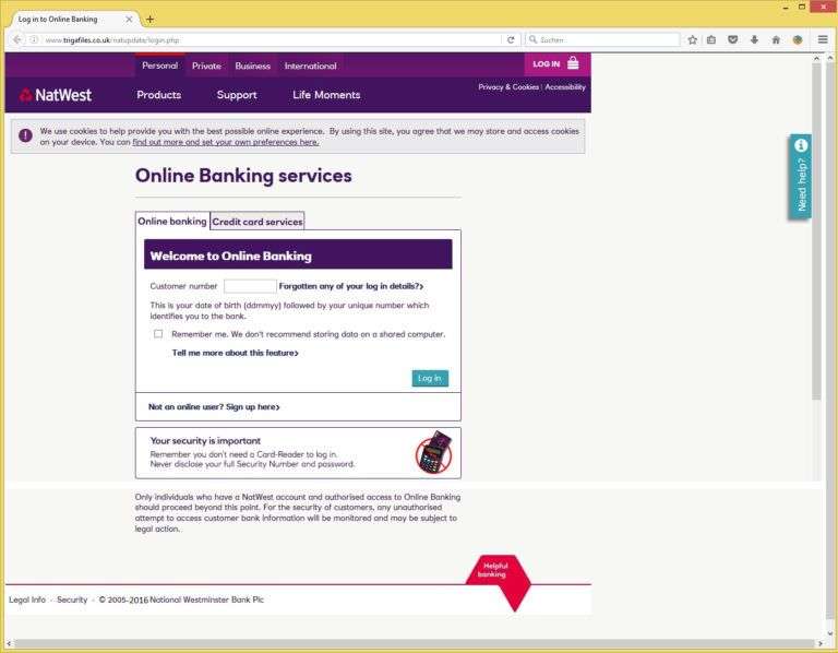 Account Status Notification von NatWest Bank (no_replyalertnatwest.co