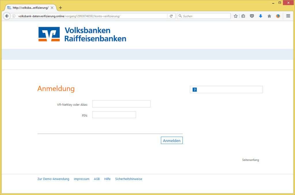 (Nachname Vorname), wichtige Mitteilung betreffend Ihr Volksbank Konto von Volksbank (vr-online ...