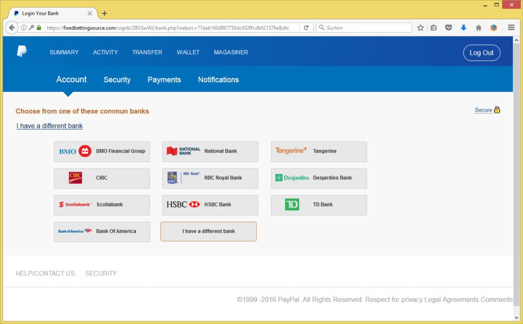 Your account will be limited von Service