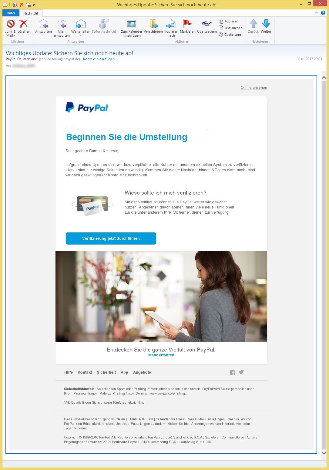 Service Paypal Deutschland