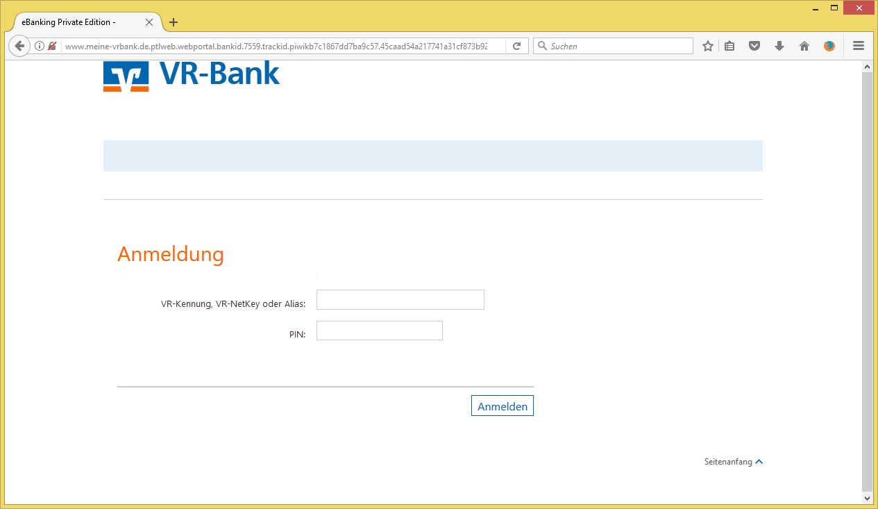 online banking volksbank raiffeisenbank
