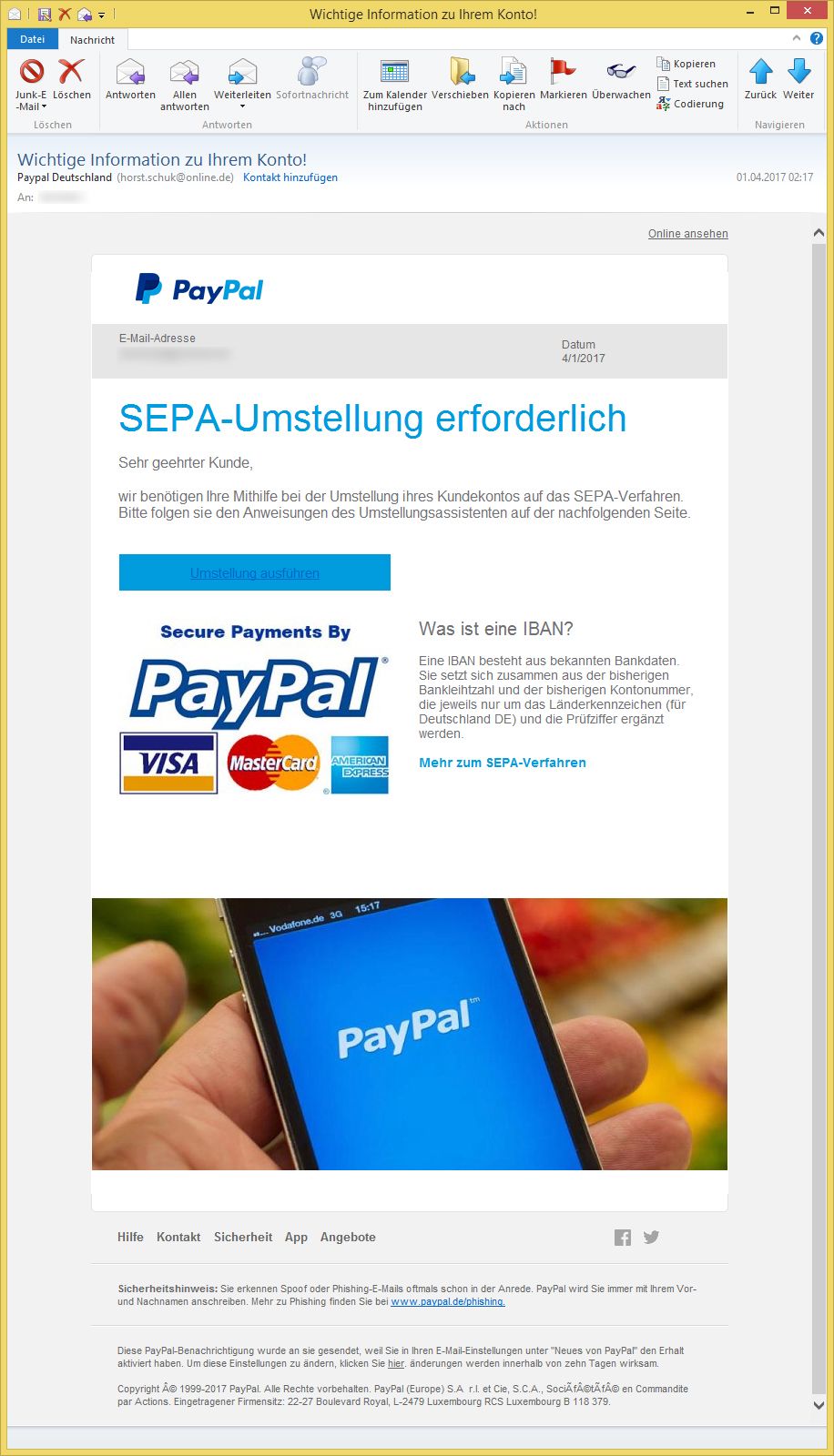 Mail Von Paypal.De