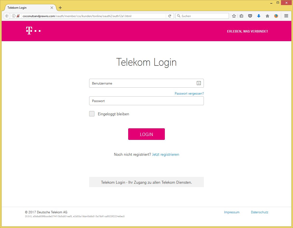 Telekom.Login Email
