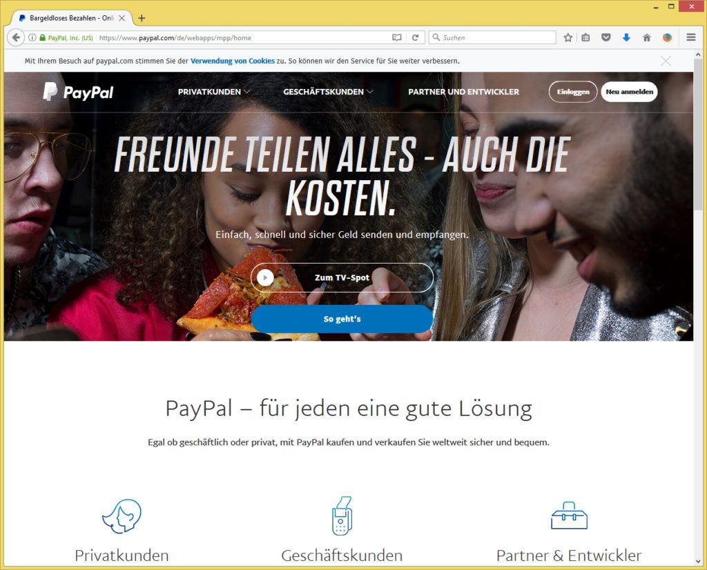Wichtig Ihr PayPalKonto weist ungewöhnliche Aktivitäten auf von PayPal Service (info