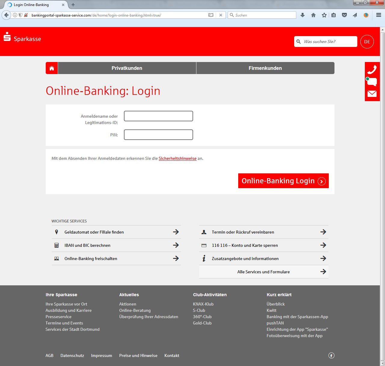 Sparkasse Online Banking Mst