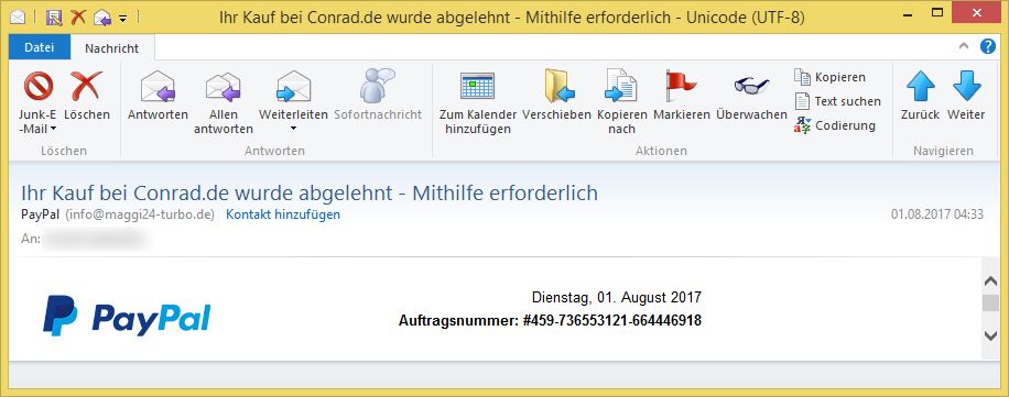 Paypal Abgelehnt Paypal Abgelehnt