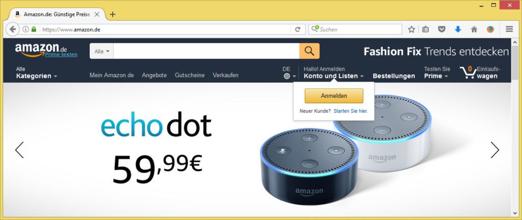 Amazon: Ihre Bestellung wurde storniert! - 16.8.2017 06:43 ...