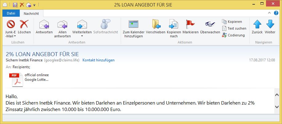 Check application status.