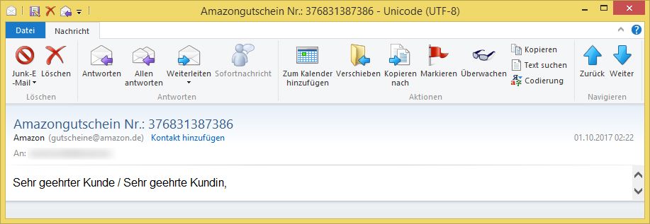 amazone gutschein email amazone gutschein email