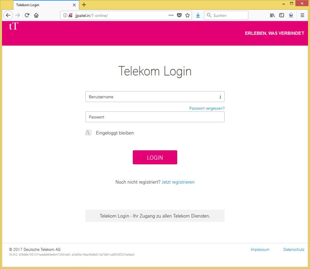 Telekom-Phishing: Aktualisieren Sie Ihre E-Mail-Adresse ...