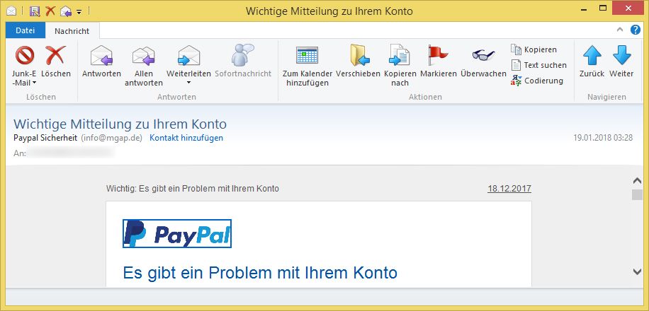 Sicherheit Paypal Email Sicherheit Paypal Email