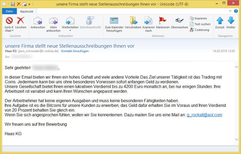 Betreff email kennenlernen