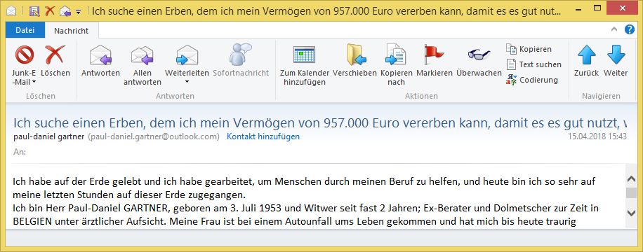 Manchmal hat man wirklich das Gefühl, dass Richtern das Gefühl von Rechtsstaatlichkeit vollständig abhanden gekommen ist. Gestern Vormittag wurde ich von der Mutter eines Mandanten angerufen.
