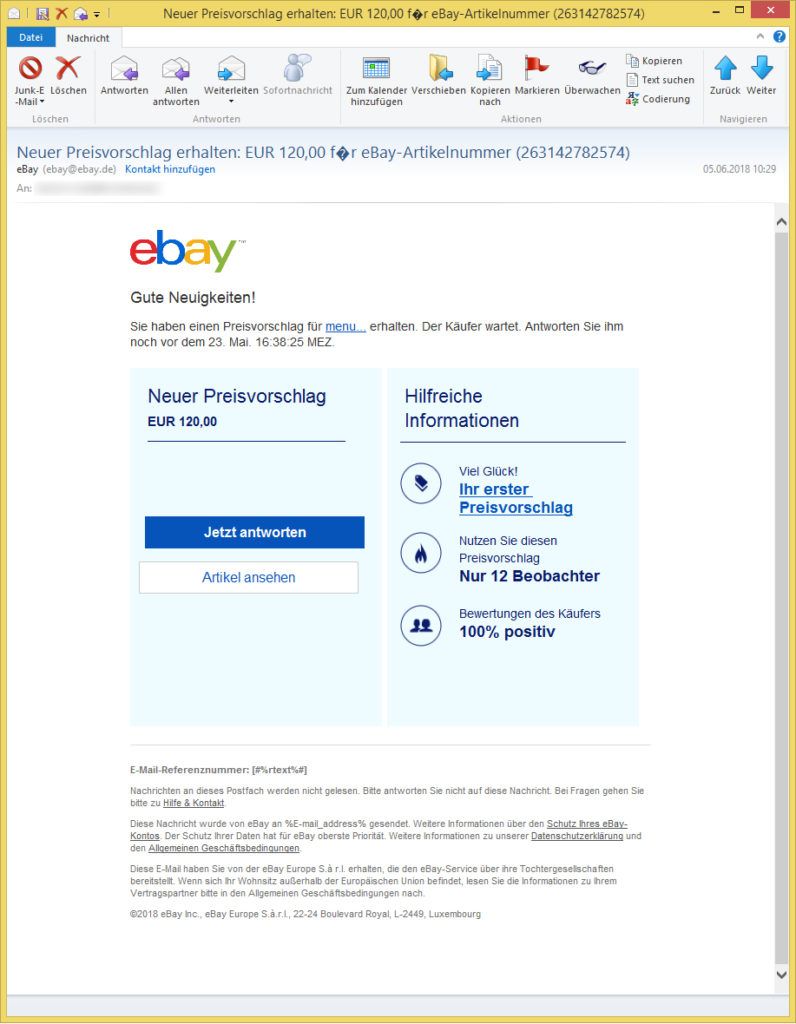 Neuer Preisvorschlag erhalten: EUR 120,00 f r eBay-Artikelnummer (263142782574) von eBay (ebay ...