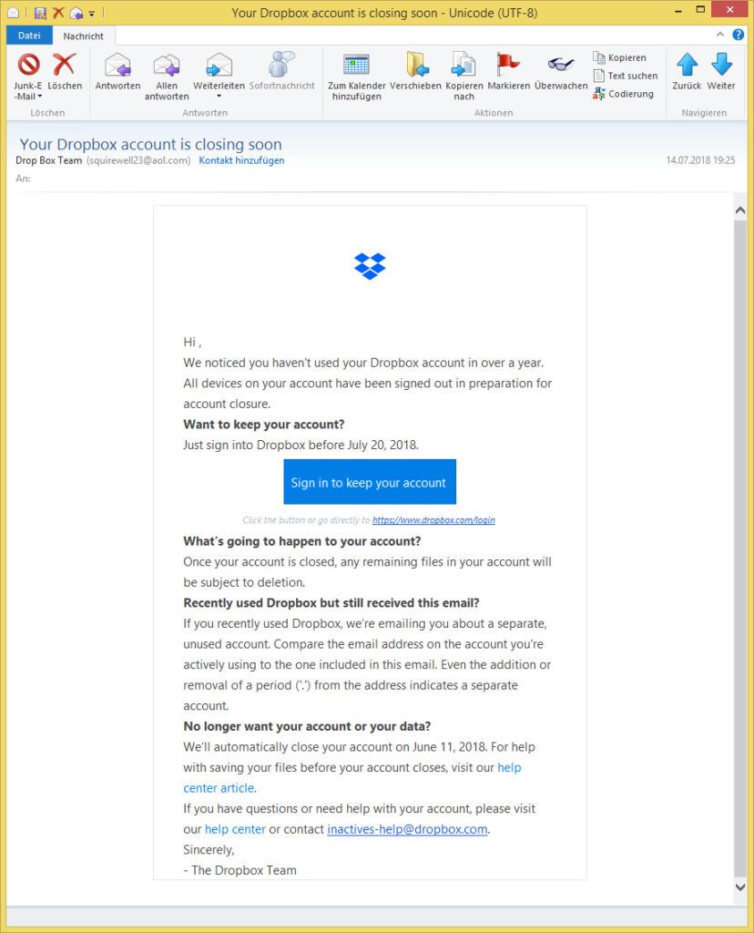 dropbox customer service email dropbox customer service email