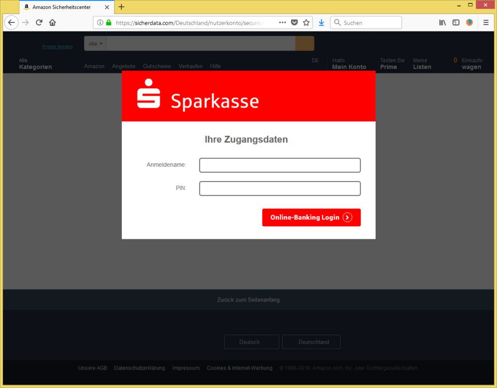 Verdachtige activitat von Kundenservice Amazon (medy ...