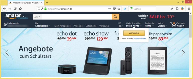 Verdachtige activitat von Kundenservice Amazon (medy ...