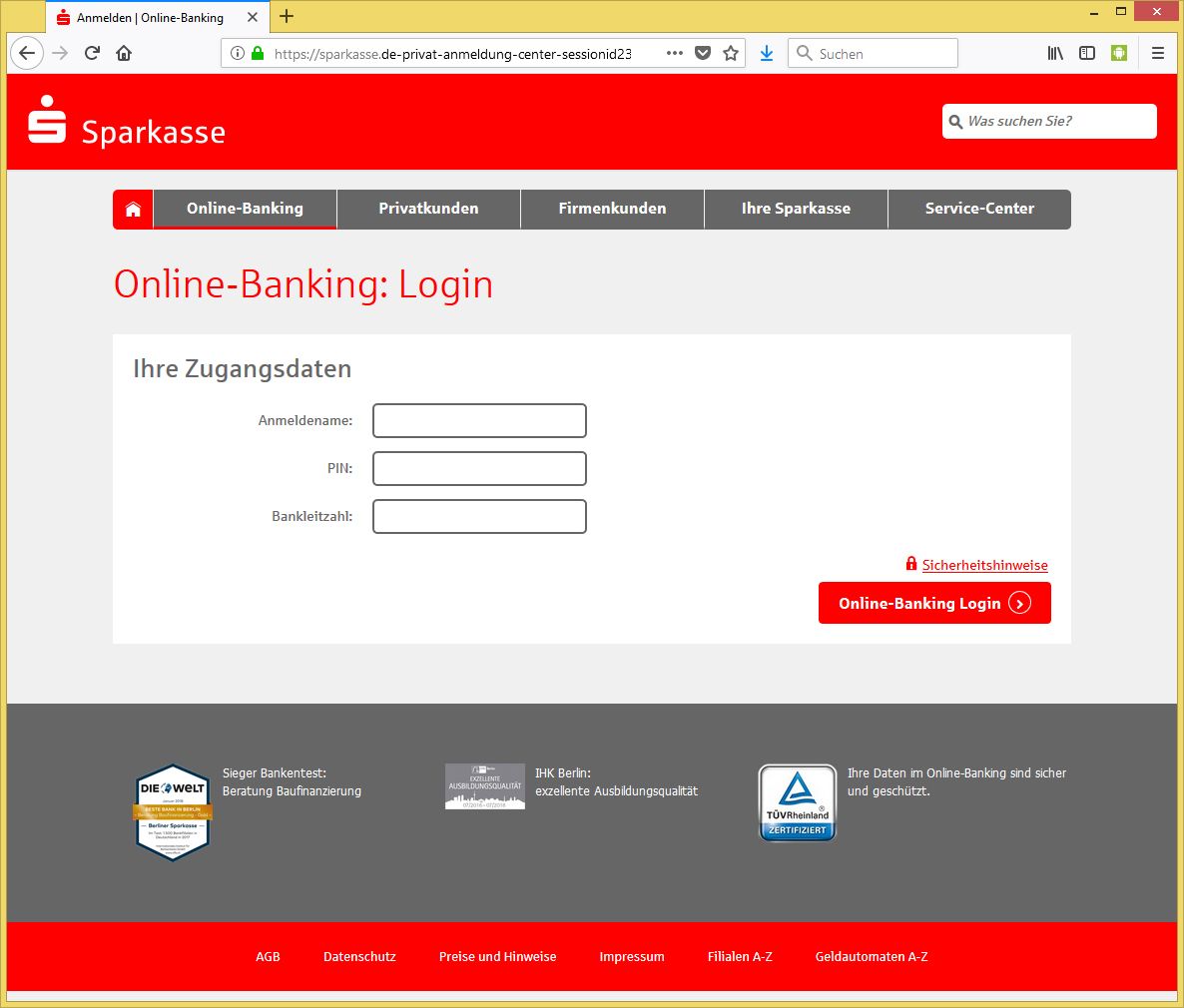 Sparkasse Leverkusen Online Banking Login
